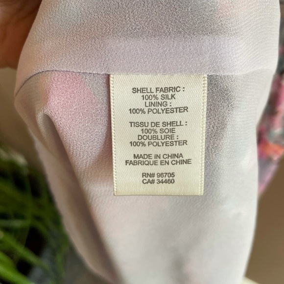 Rebecca Taylor Tropical Demi Femme Silk Dress Sz 0 - Picture 6 of 8